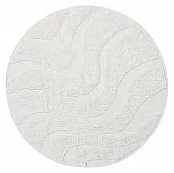 Tappeti rotondi - Bonnie Natural Cotton Shaggy (offwhite)