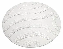 Tappeti rotondi - Bonnie Natural Cotton Shaggy (offwhite)