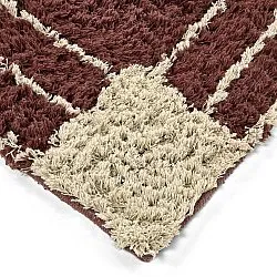 Tappeto A Pelo Lungo - Cataya Natural Cotton Shaggy (marrone/beige)