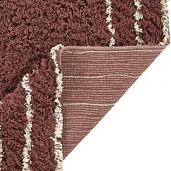 Tappeto A Pelo Lungo - Cataya Natural Cotton Shaggy (marrone/beige)