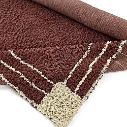 Tappeto A Pelo Lungo - Cataya Natural Cotton Shaggy (marrone/beige)