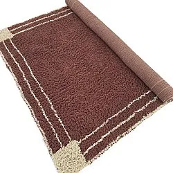 Tappeto A Pelo Lungo - Cataya Natural Cotton Shaggy (marrone/beige)