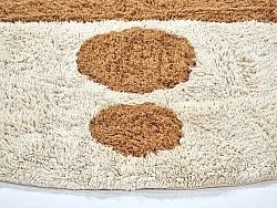 Tappeti rotondi - Cervia Natural Cotton Shaggy (beige)