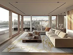 Tappeto Wilton - Cesina (stone/bianco/oro)