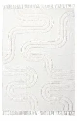 Tappeto A Pelo Lungo - Como Natural Cotton Shaggy (offwhite)