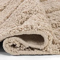 Tappeto A Pelo Lungo - Conara Natural Cotton Shaggy (beige)