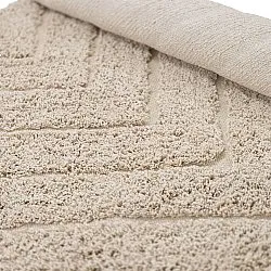 Tappeti rotondi - Conara Natural Cotton Shaggy (beige)