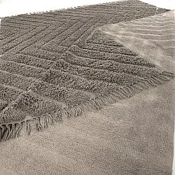 Tappeto A Pelo Lungo - Conara Natural Cotton Shaggy (tortora)