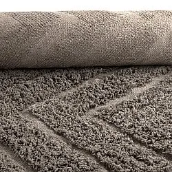 Tappeto A Pelo Lungo - Conara Natural Cotton Shaggy (tortora)