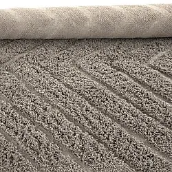 Tappeto A Pelo Lungo - Conara Natural Cotton Shaggy (tortora)