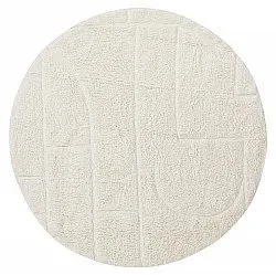 Tappeti rotondi - Cremona Natural Cotton Shaggy (offwhite)