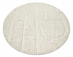 Tappeti rotondi - Cremona Natural Cotton Shaggy (offwhite)