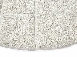 Tappeti rotondi - Cremona Natural Cotton Shaggy (offwhite)