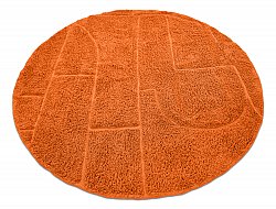 Tappeti rotondi - Cremona Natural Cotton Shaggy (arancia)