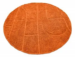 Tappeti rotondi - Cremona Natural Cotton Shaggy (arancia)