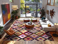 Tappeto Wilton - Deia (rosa/multi)