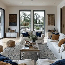 Tappeto Wilton - Denizli (blu)