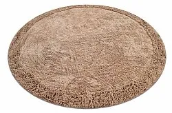 Tappeti rotondi - Ebba Natural Cotton Shaggy (marrone)
