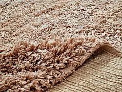 Tappeti rotondi - Ebba Natural Cotton Shaggy (marrone)