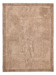 Tappeto A Pelo Lungo - Ebba Natural Cotton Shaggy (marrone)