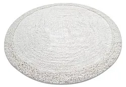 Tappeti rotondi - Ebba Natural Cotton Shaggy (offwhite)