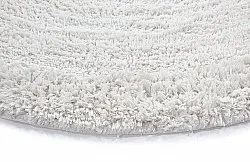 Tappeti rotondi - Ebba Natural Cotton Shaggy (offwhite)