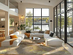 Tappeto Wilton - Elena (beige/oro)