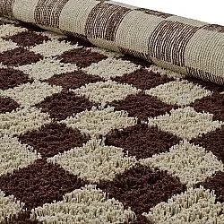 Tappeto A Pelo Lungo - Elsey Natural Cotton Shaggy (beige/marrone)