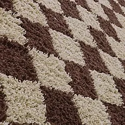 Tappeto A Pelo Lungo - Elsey Natural Cotton Shaggy (beige/marrone)