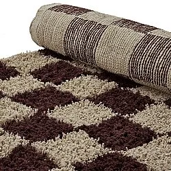 Tappeto A Pelo Lungo - Elsey Natural Cotton Shaggy (beige/marrone)
