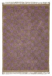 Tappeto A Pelo Lungo - Elsey Natural Cotton Shaggy (marrone/viola)