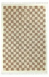 Tappeto A Pelo Lungo - Elsey Natural Cotton Shaggy (crema/sabbia)