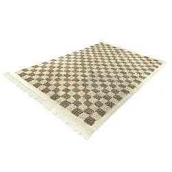 Tappeto A Pelo Lungo - Elsey Natural Cotton Shaggy (crema/sabbia)