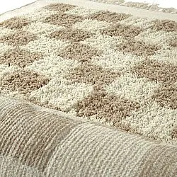 Tappeto A Pelo Lungo - Elsey Natural Cotton Shaggy (crema/sabbia)