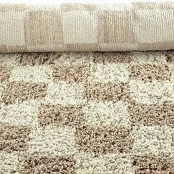 Tappeto A Pelo Lungo - Elsey Natural Cotton Shaggy (crema/sabbia)