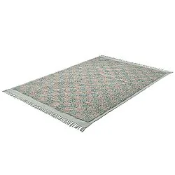 Tappeto A Pelo Lungo - Elsey Natural Cotton Shaggy (grigio/rosa)