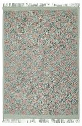 Tappeto A Pelo Lungo - Elsey Natural Cotton Shaggy (grigio/rosa)