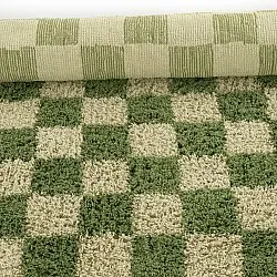 Tappeto A Pelo Lungo - Elsey Natural Cotton Shaggy (verde/beige)