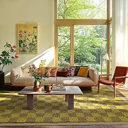 Tappeto A Pelo Lungo - Elsey Natural Cotton Shaggy (giallo/beige)