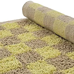 Tappeto A Pelo Lungo - Elsey Natural Cotton Shaggy (giallo/beige)