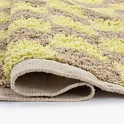 Tappeto A Pelo Lungo - Elsey Natural Cotton Shaggy (giallo/beige)