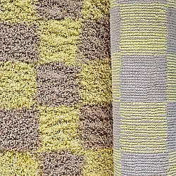 Tappeto A Pelo Lungo - Elsey Natural Cotton Shaggy (giallo/beige)
