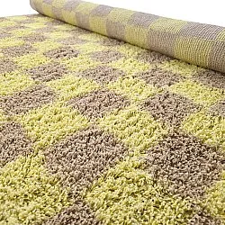 Tappeto A Pelo Lungo - Elsey Natural Cotton Shaggy (giallo/beige)