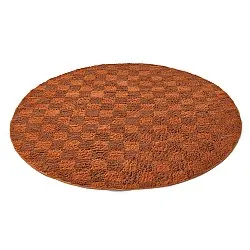 Tappeti rotondi - Elsey Natural Cotton Shaggy (arancione/rosso)