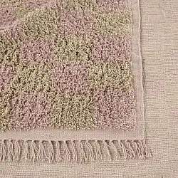 Tappeto A Pelo Lungo - Elsey Natural Cotton Shaggy (rosa/arancione)