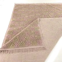 Tappeto A Pelo Lungo - Elsey Natural Cotton Shaggy (rosa/arancione)