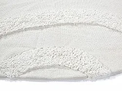 Tappeti rotondi - Emilia Natural Cotton Shaggy (offwhite)