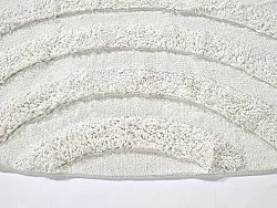 Tappeti rotondi - Everly Natural Cotton Shaggy (offwhite)