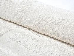 Tappeti rotondi - Fallon Natural Cotton Shaggy (offwhite)