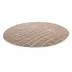 Tappeti rotondi - Farley Natural Cotton Shaggy (beige)